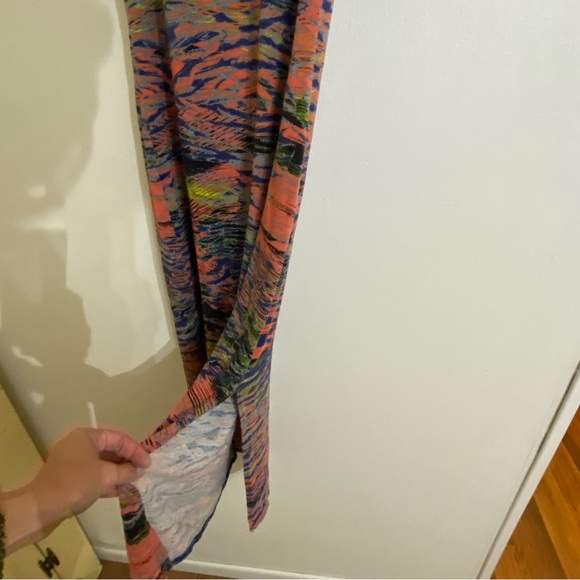 TOPSHOP Tall Long Stretchy Fitted Dress Colorful Summer Comfy Woman’s 4 - Picture 5 of 7